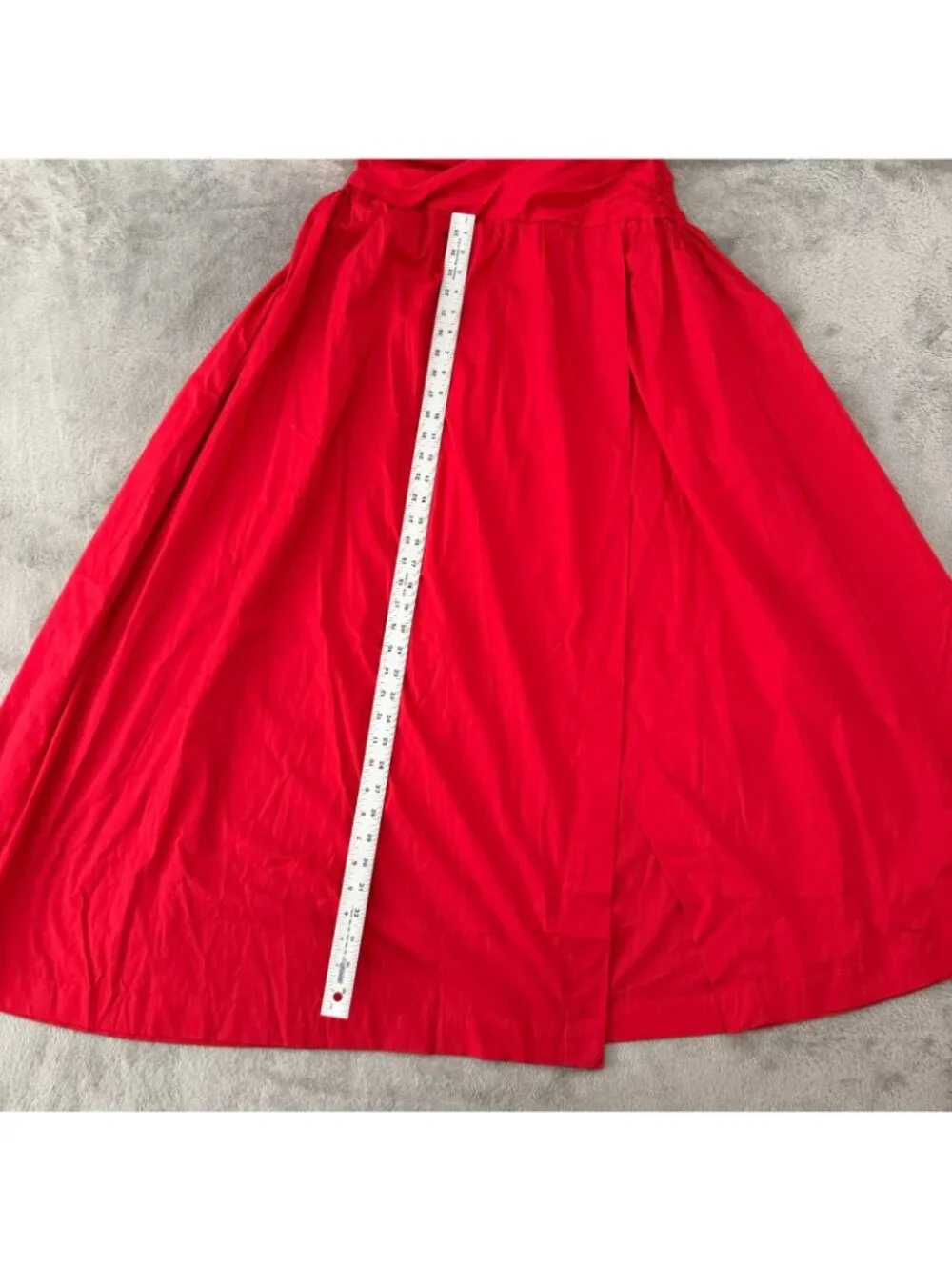 Abercrombie & Fitch Red One Shoulder Cutout Maxi Dress Womens LARGE